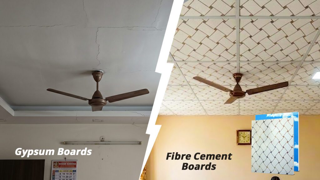 Fibre Cement vs. Gypsum: Which Ceiling Board is Better for Indian Conditions?